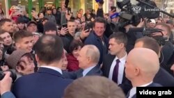 Владимир Путин на Ставрополье, скриншот видео из официального телеграм-канала президента России