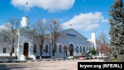 Прывакзальная плошча ў Севастопалі. Архіўнае ілюстрацыйнае фота