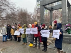 Пикет против запрета митингов в центре Новосибирска