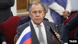 IRAN -- Tehran 3+3 meeting Sergei Lavrov