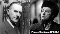 Нобэлеўскія ляўрэаты па літаратуры: Томас Ман (пазбаўлены грамадзянства нацысцкай Нямеччыны) і Аляксандар Салжаніцын (пазбаўлены грамадзнства СССР)