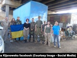 В зоне АТО с волонтерами