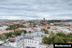 Від на Ніжні замак з гары Гедзіміна, дзе знайшлі парэшткі паўстанцаў