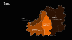 Тэрыторыі, якія страціла Савецкая Беларусь у 1919-1921 гадах