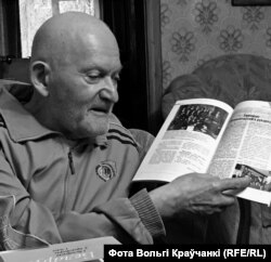 Прафэсар Мальдзіс расказвае пра адну са сваіх публікацый, 31 траўня 2018 году