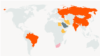 MAP: BRICS members, 2024