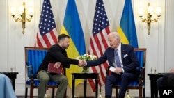 Встреча президентов США и Украины