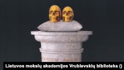 Праект-пераможца помніку Жыгімонту Аўгусту і Барбары Радзівіл.